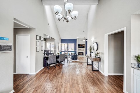 Leasing Office Interior at Polaris Apartment Homes in Irving, Texas, TX